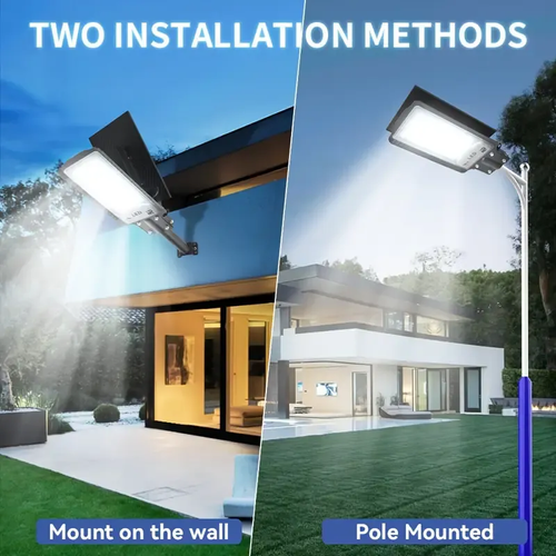 🔥💡200W Solar-Powered LED Street Light - Waterproof, Easy Install, Remote Control, Durable Aluminum for Outdoor Safety & Illumination