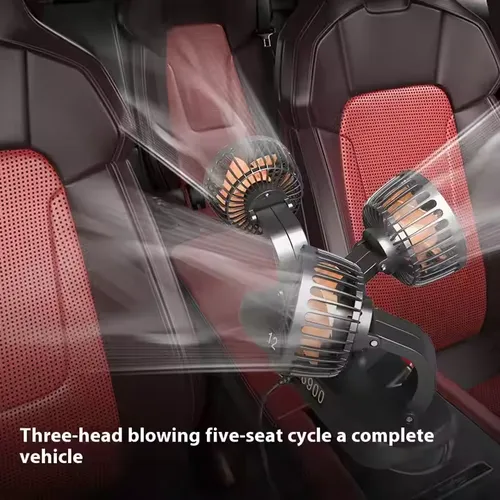 New summer car household double-head fan car adjustable multi-function car mini double-head small fan