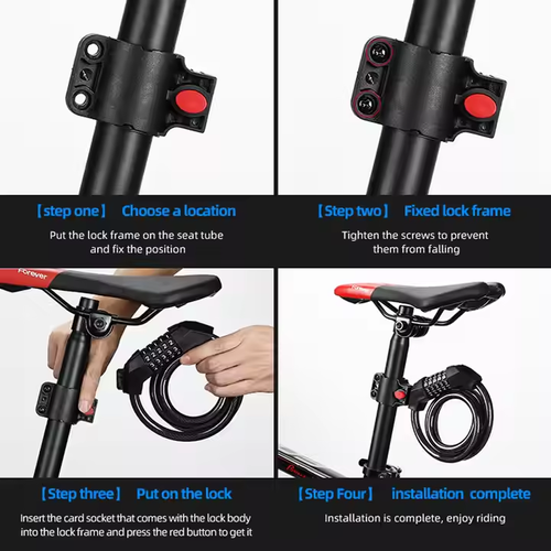 🔥Super anti-theft five-digit bicycle combination lock🔒