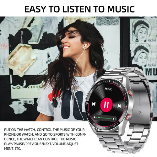 Multifunctional Bluetooth Talk Casual Smartwatch For Men and Women