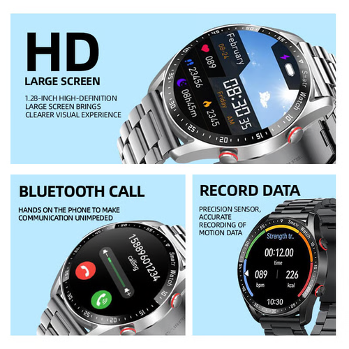 Multifunctional Bluetooth Talk Casual Smartwatch For Men and Women