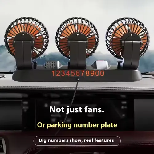 New summer car household double-head fan car adjustable multi-function car mini double-head small fan