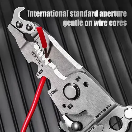 💥Multifunctional Folding Wire Stripper-Professional Electrician Tool