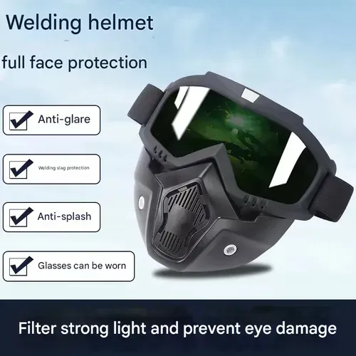 Newly upgraded fourth generation automatic light-changing welding mask