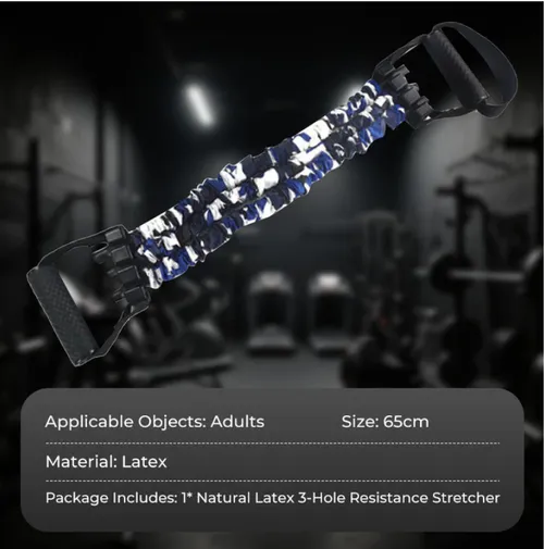 Natural Latex 3-Hole Resistance Stretcher
