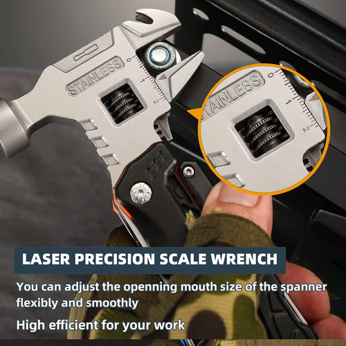 🎁18 in 1🎁 Multi-function Wrench Hammer 60 Pieces Tools🔨 🧰