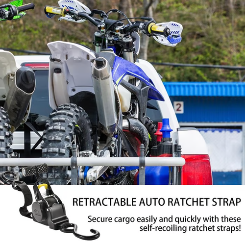 Retractable Ratchet Straps