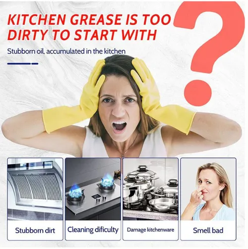 🔥2025 BEST SALE🔥 Multifunctional Powerful Kitchen Foam Cleaner- 52% OFF🏠