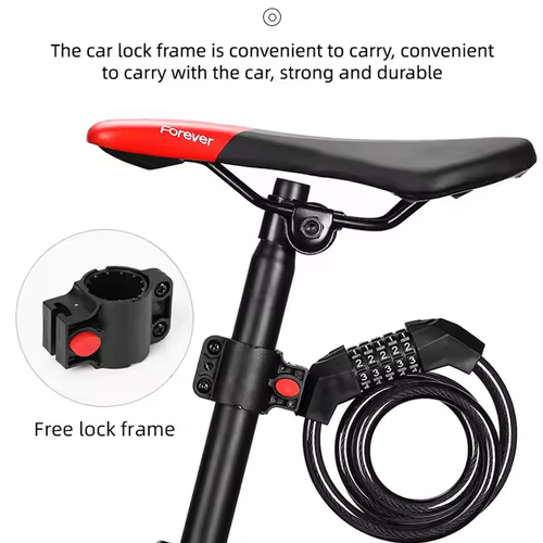 🔥Super anti-theft five-digit bicycle combination lock🔒