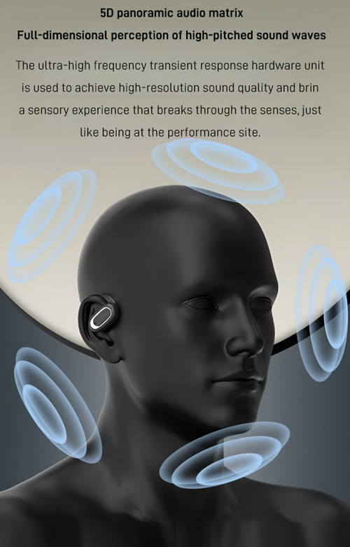 🎧Latest 3D Surround Sound Open OWS Bluetooth Headset