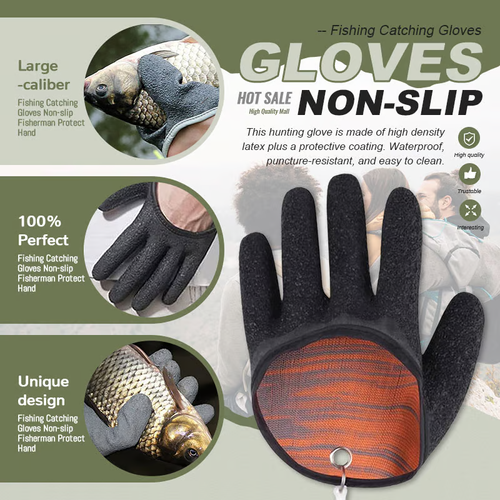 Fishing Gloves Fisherman Protective Hands (One Pair)