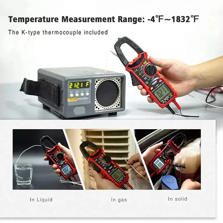 RD206D AC DC Digital Clamp Meter