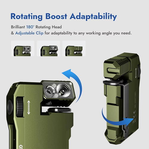 Edc mini portable flashlight