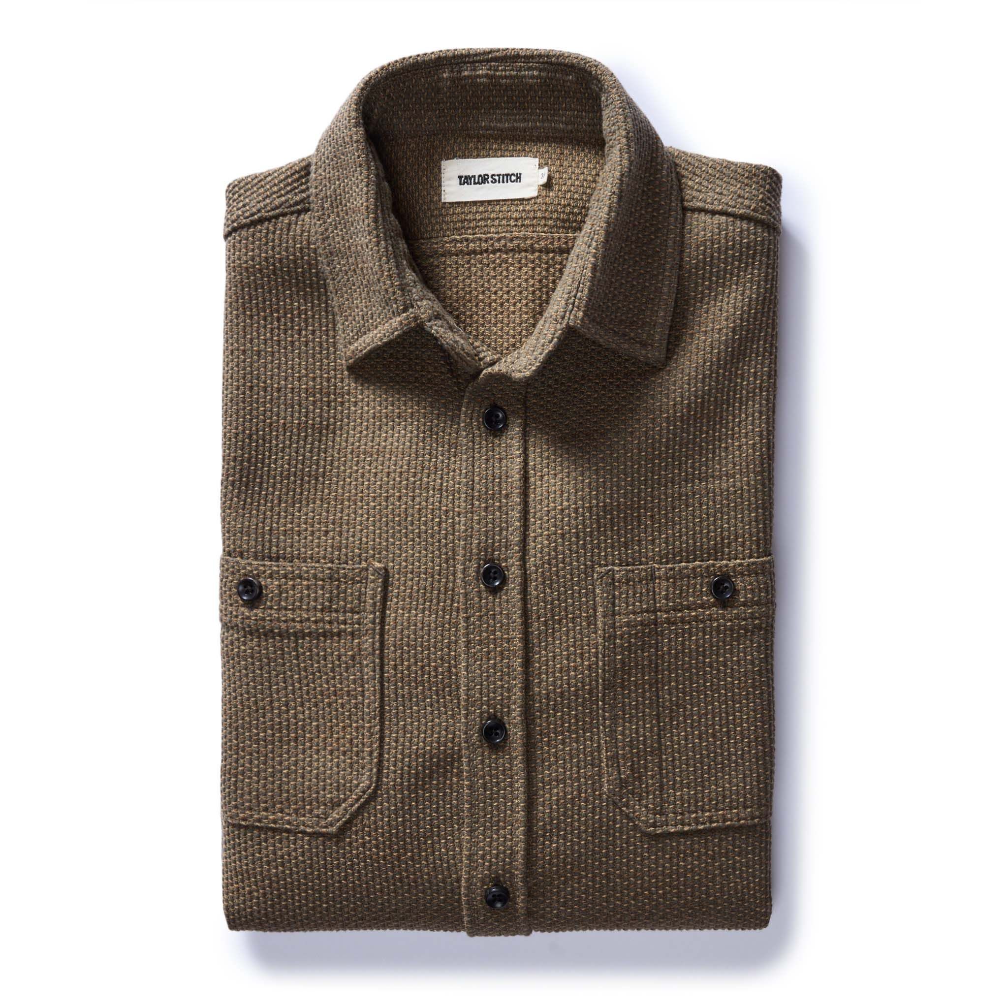 Nruuv Utility Shirt in Cypress Sashiko