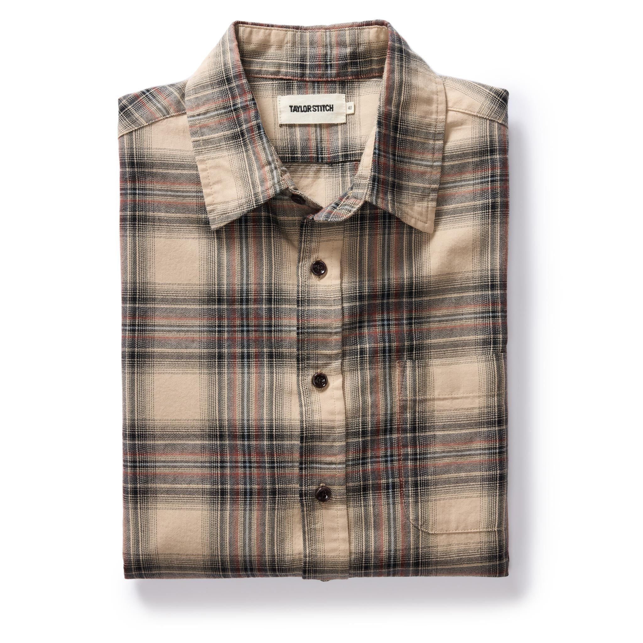 Nruuv California in Dune Plaid Brushed Cotton Twill