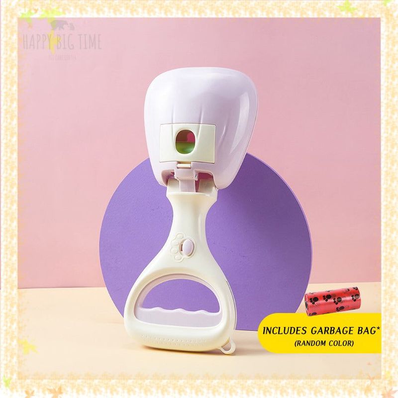 Pet Toilet Picker Large Diameter Poop Scooper Shoveling for Dogs Cats Easy To Carry Poop Picker Out Garbage Bag