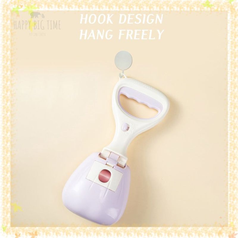 Pet Toilet Picker Large Diameter Poop Scooper Shoveling for Dogs Cats Easy To Carry Poop Picker Out Garbage Bag