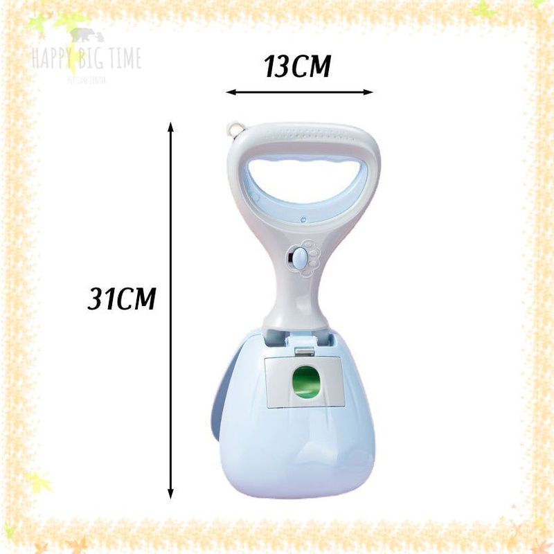 Pet Toilet Picker Large Diameter Poop Scooper Shoveling for Dogs Cats Easy To Carry Poop Picker Out Garbage Bag