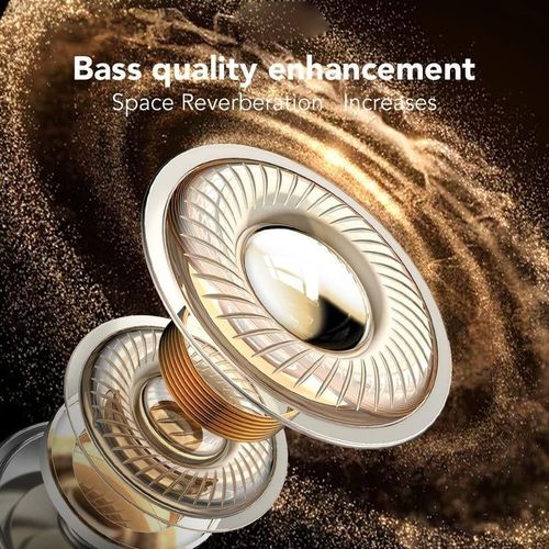 Bluetooth 5.4 Wireless Earbuds with LED Power Display - 50H Playback, Ultra HD Sound, IPX7 Waterproof - for Crystal Clear Calls & Booming Bass