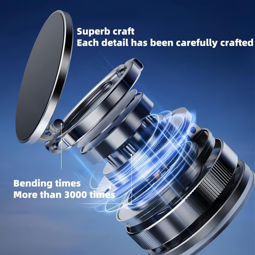 Retractable Car Phone Mount - 360° Magnetic Holder