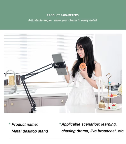 Ultimate Hands-Free Phone Mount! Bed & Desk Clip Stand for Live Streaming & Study - Next Day Delivery