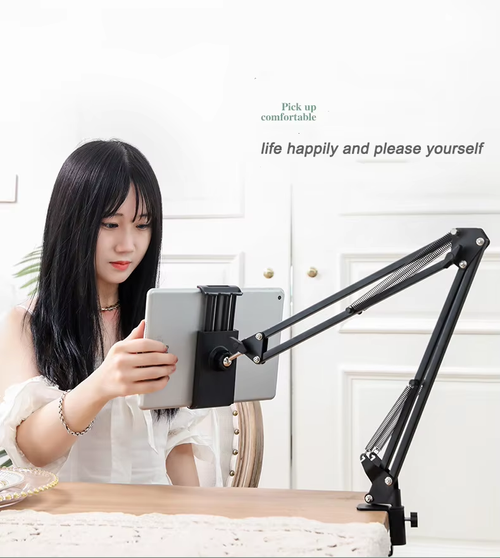 Ultimate Hands-Free Phone Mount! Bed & Desk Clip Stand for Live Streaming & Study - Next Day Delivery