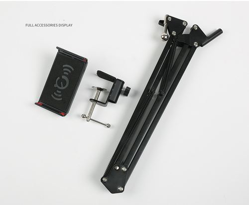 Ultimate Hands-Free Phone Mount! Bed & Desk Clip Stand for Live Streaming & Study - Next Day Delivery