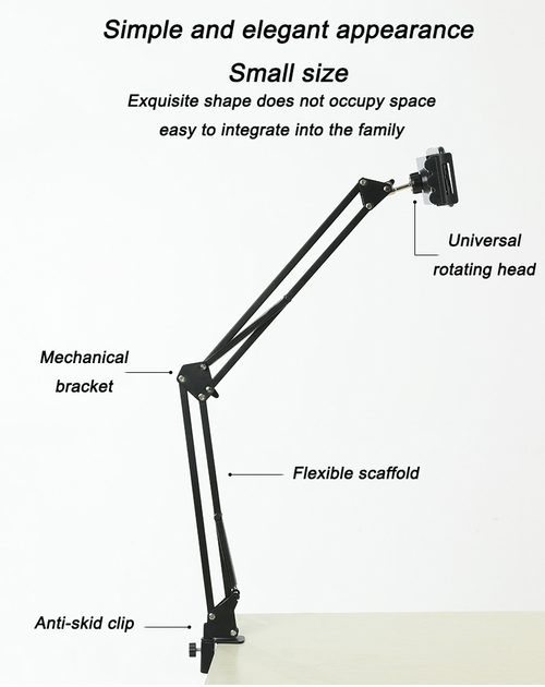 Ultimate Hands-Free Phone Mount! Bed & Desk Clip Stand for Live Streaming & Study - Next Day Delivery