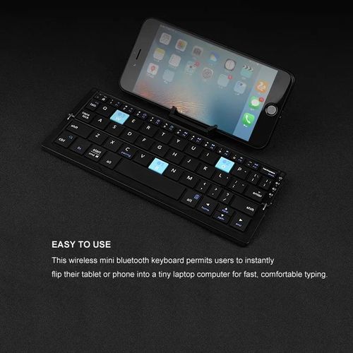 Nairobi Pro Foldable Bluetooth Keyboard - Universal for Android & iPhone, Perfect for Mobile Work