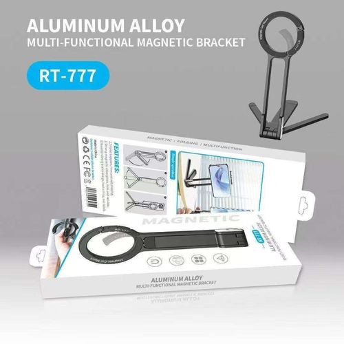 Kenya's All-Terrain Magnetic Phone Grip - Foldable Carabiner Clip for Safari, Vlogging & Hands-Free Calls