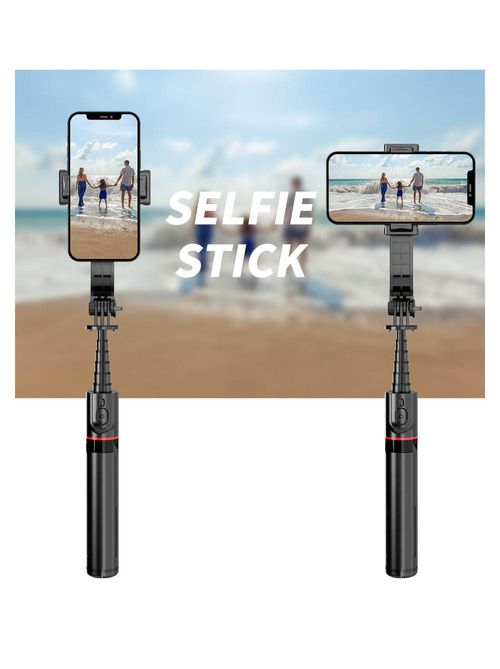 Mini phone tripod with zoom, pocket selfie stick, retractable Bluetooth handle for DSLR shooting.