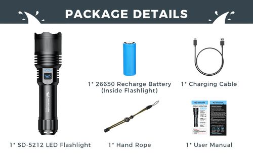 Rechargeable Solar LED Lantern Flashlight - High Power Telescopic Aluminum Camping Light, Waterproof Emergency Lamp for Power Outages in Ghana
