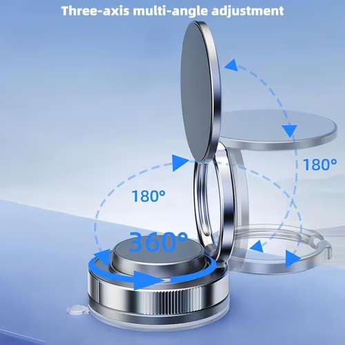 Retractable Car Phone Mount - 360° Magnetic Holder