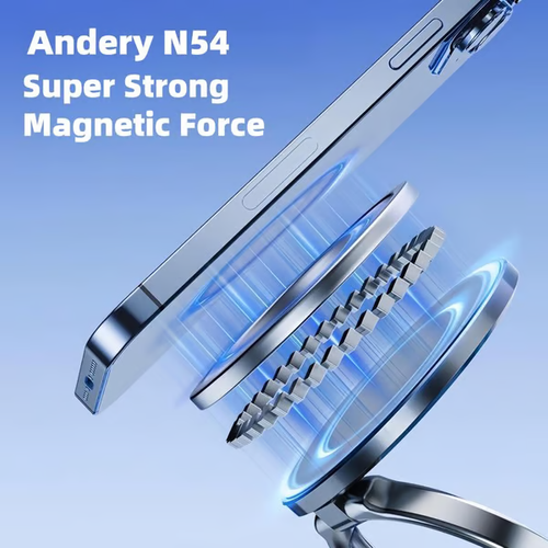 Retractable Car Phone Mount - 360° Magnetic Holder