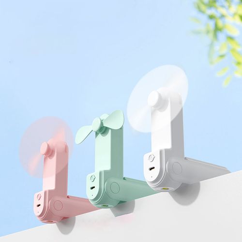 The Dumsor Buster Mini Fan - Your Phone Power, Light & Cool Air!