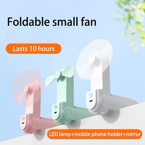 The Dumsor Buster Mini Fan - Your Phone Power, Light & Cool Air!