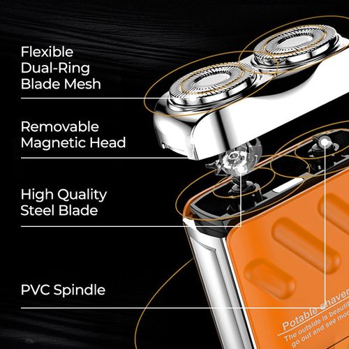 No Wahala Shaver - Compact USB Razor for Ghanaian Men on the Move