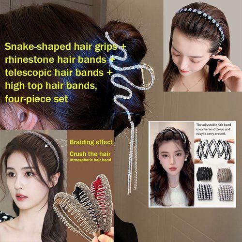 Snake-shaped wavy hair gripper - and hair styling set😍