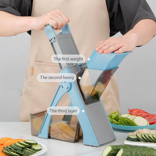 Multi-functional vegetable slicer - grater and slicer
