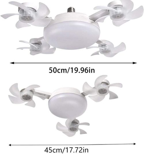 2-in-1 hanging fan light