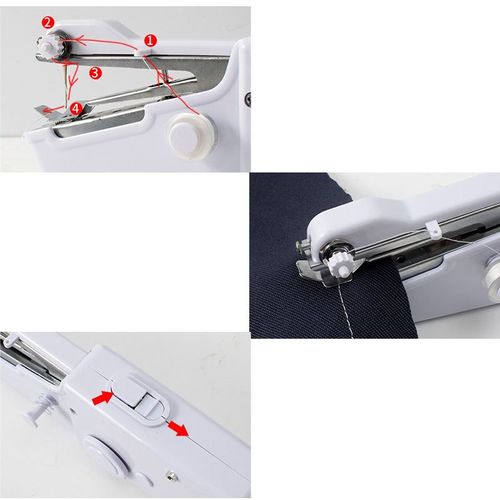 Handheld automatic sewing machine