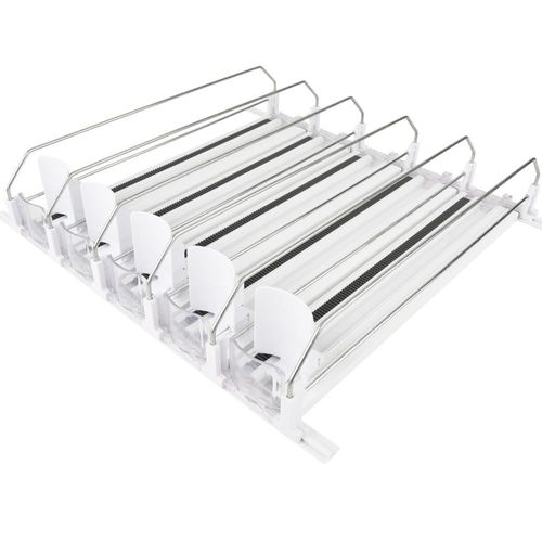 Refrigerator beverage automatic pusher
