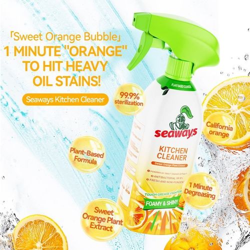 Kitchen high-efficiency degreasing cleaner