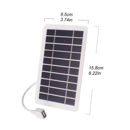 Hot selling portable mini 2W 5v flexible USB solar panel waterproof mobile phone battery charger