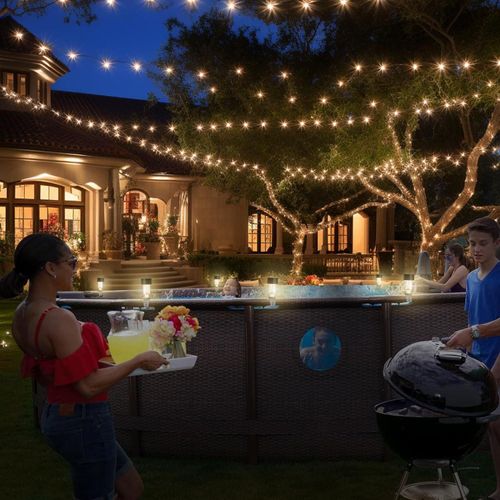 Hot selling waterproof outdoor solar landscape swimming pool lighting LED solar lawn light walkway garden patio swimming pool light