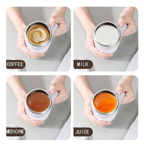 Bestselling hot-selling new typePortable automatic magnetic stirring coffee cup charger 304 stainless steel electric stirrer self-stirring coffee without spilling