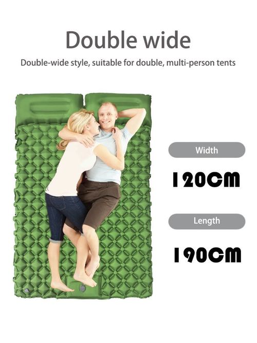 Outdoor camping travel automatic inflatable sleeping mat ultra-light inflatable camping mattress double air mattress