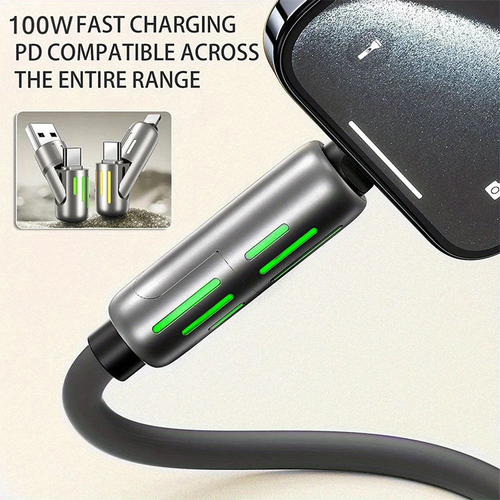 New Style Light Beam 4-in-1 Data Cable