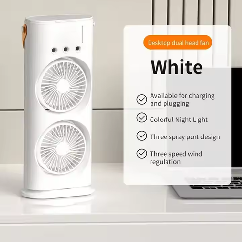 Portable spray fan
