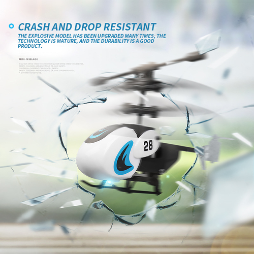Fingertip mini remote control aircraft helicopter
